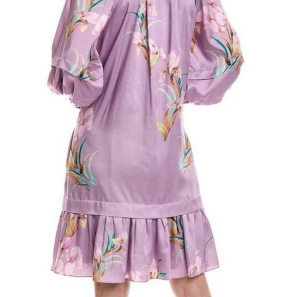 Kobi Halperin Trace Floral Dress Purple Size M READ - Picture 8 of 11